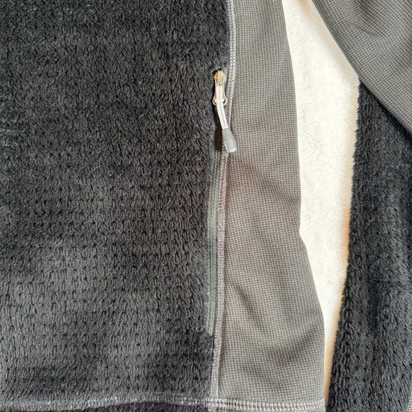 Mountain Hardwear Jacket Womens Medium Black Fleece Polartec Monkey Ski Full Zip - Picture 9 of 9